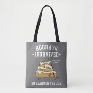 30 Jahre im Dienst 30. Dienstjubiläum eines Mitarb Tasche