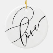 30 Jahre Jubiläum 30. Hochzeit Keramik Ornament (Hinten)