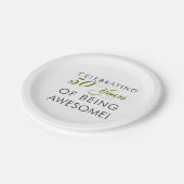 30 Jahre Phantastisch sein Pappteller (Schrägansicht)