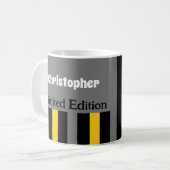 30 Jahre phantastischer Name Graugelb Kaffeetasse (Vorderseite Links)