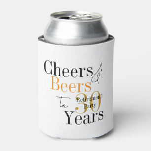30 Jahre Ruhestands Cheers Beers Party Geschenk Dosenkühler