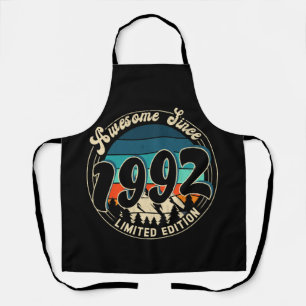 30 Jahre Vintag 30. Geburtstag 1992 Schürze