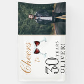 30 Jahre Wein 30. Geburtstag Foto Banner (Vertikal)