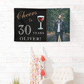30 Jahre Wein 30. Geburtstag Foto Banner (Insitu)