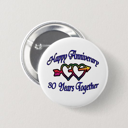 30 Jahre zusammen Button (Vorne & Hinten)