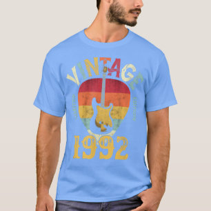 30 JahreAlt Vintag 1992 Plektrum 30. Geburtstag T-Shirt