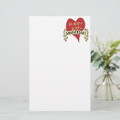 30. Jahrestag Briefpapier (Stehend Vorderseite)