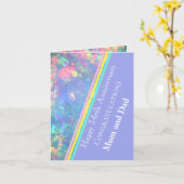 30. Jahrestag der Hochzeit, Opal, Karte (Gelbe Blume)