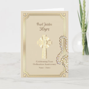 30. Jahrestag der Ordination zum Pearl-Priester Ge Karte