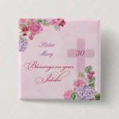 30. Jahrestag des religiösen Lebens katholische Nu Button (Vorderseite)