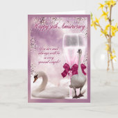 30. Jahrestag - Pearl-Jahrestag Karte (Gelbe Blume)