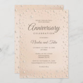 30. Jahrestag Pearl Themed Einladung (Vorne/Hinten)