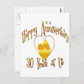 30. Jahrestag Postkarte (Vorne/Hinten)