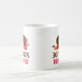 30. Jahrestags-Geschenk für sie Kaffeetasse (Mittel)