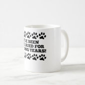 30. Jahrestags-Hundejahre Kaffeetasse (VorderseiteRechts)