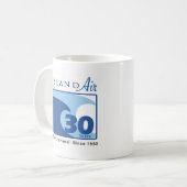 30. Jahrestags-Tasse Kaffeetasse (Vorderseite Links)