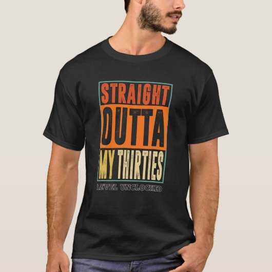 30-jährige Stufe entsperrt T-Shirt (Vorderseite)