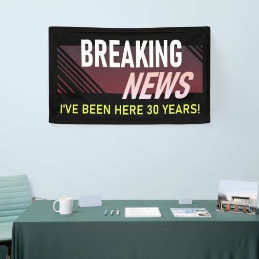 30-jähriger Mitarbeiter Banner (Messeveranstaltung)