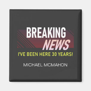 30-jähriges Arbeitsjubiläum 30. Angestellte Acry Magnet