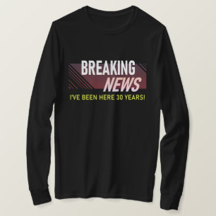 30-jähriges Arbeitsjubiläum 30. Mitarbeiter T-Shirt