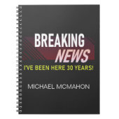 30-jähriges Arbeitsjubiläum 30. polnische Mitarbei Notizblock (Vorderseite)