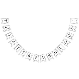 30-jähriges Banner 30 und tolles Jagen