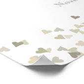 30-jähriges Pearl Liebe Hört Begrüßungszeichen Poster (Ecke)