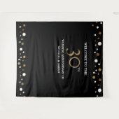 30. Jubiläum Foto Hintergrund Wandteppich (Vorderseite (Horizontal))