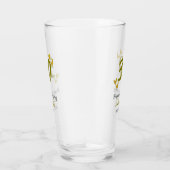 30. Jubiläum goldgraues Hochzeitspaar Glas (Rechts)