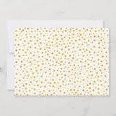 30. Jubiläum mit Foto - Weißes Gold Einladung (Rückseite)