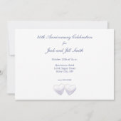 30. Jubiläum Pearl Hearts Einladung (Rückseite)