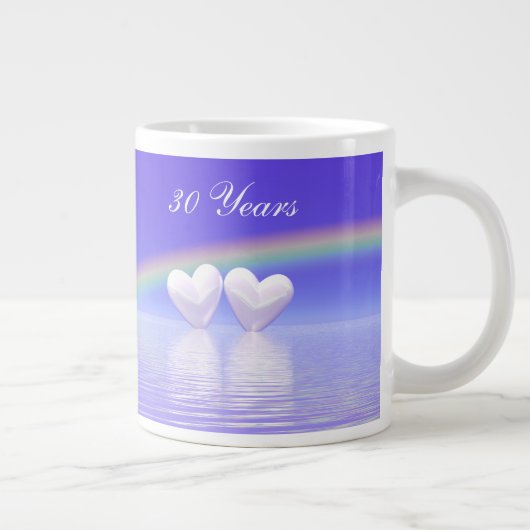 30. Jubiläum Pearl Hearts Jumbo-Tasse (Rechts)