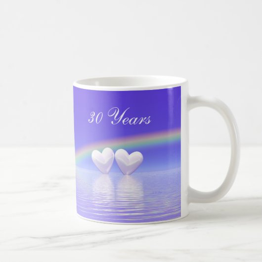 30. Jubiläum Pearl Hearts Kaffeetasse (Rechts)