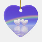 30. Jubiläum Pearl Hearts Keramikornament (Hinten)