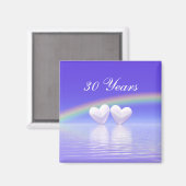 30. Jubiläum Pearl Hearts Magnet (Vorderseite/Rückseite)