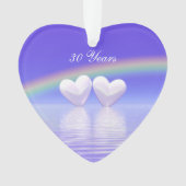 30. Jubiläum Pearl Hearts Ornament (Vorderseite)