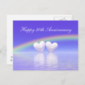 30. Jubiläum Pearl Hearts Postkarte (Vorne/Hinten)