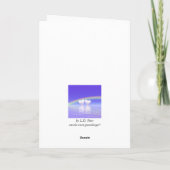 30. Jubiläum Pearl Hearts (Tall) Karte (Rückseite)