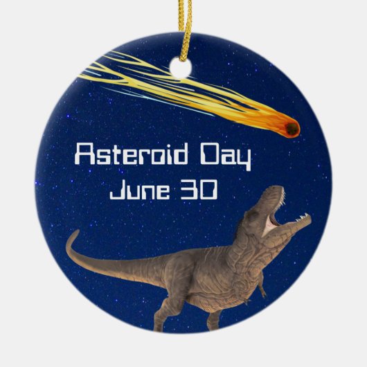 30. Juni Keramik Ornament (Vorne)