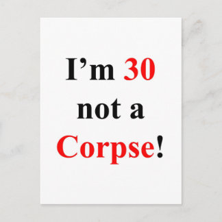 30 kein Korpse! Postkarte