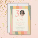 30. Kokett Thriving Boho Pink Foto Einladung<br><div class="desc">Machen Sie mit Ihren 30. Geburtstagsfeiern ein stilvolles Statement mit den 30., Koketten & Thriving Boho Birthday Party Einladungen! Diese Einladungen sind so konzipiert, dass sie das Wesen von boho charm und Retro-Nostalgie einfangen und somit die perfekte Wahl für Ihre Meilenstein Geburtstagsfeier. Mit ihrer einzigartigen Mischung aus lebendigen Farben, aufwändigen...</div>
