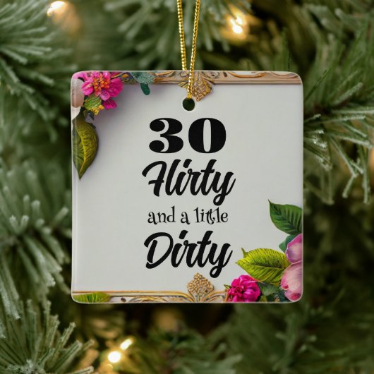 30 Kokette Keramik Keramikornament (Baum)
