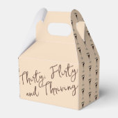 30 Koketter und florierender Cocktail 30. Geburtst Geschenkschachtel (Vorderseite)