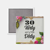 30 Kokettes Magnet (Vorderseite/Rückseite)