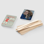 30 Kokettes und Personalisiertes Foto Fächer (Non-assembled)