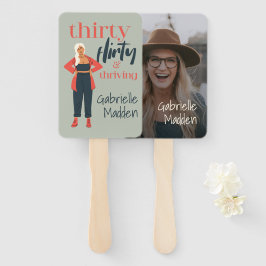 30 Kokettes und Personalisiertes Foto Fächer