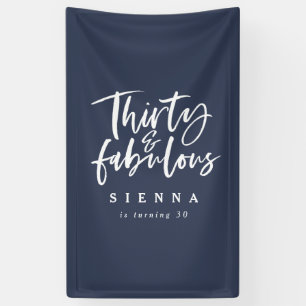 30-köpfiges Geburtstagsbanner Banner