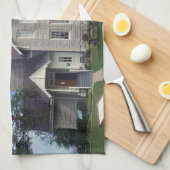 30 Mile Point Lighthouse Küchentuch (Viertel Falte)