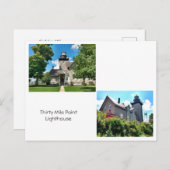 30 Mile Point Lighthouse Postkarte (Vorne/Hinten)