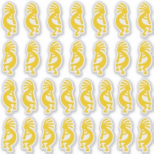 30 moderne Kokopelli-Formen Aufkleber (Vorderseite)